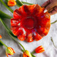 Hygge Flower Ikebana with a Flower plate